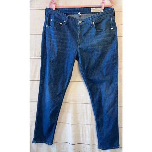 Rag & Bone Jeans Size 33 Dre Low Rise Slim-Boyfriend Women's - Picture 1 of 7